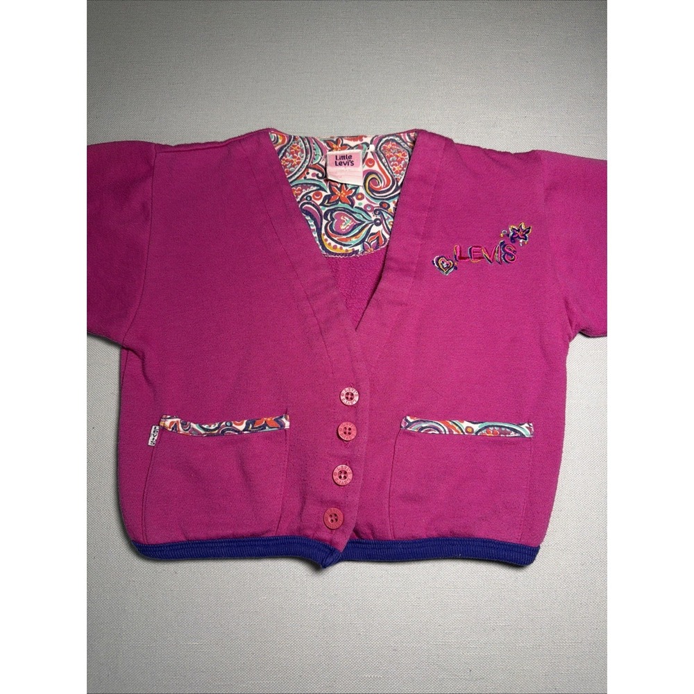 Vintage Little Levi's Pink and purple Size 2T